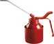 Burette métallique acier rouge - 250 ml 