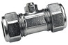 Mini-robinet à sphère femelle 1/4 de tour, de filetage entrée/sortie 15/21 mm