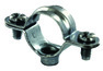 Collier de fixation simple en acier pour tube cuivre Ø 20 mm (2 pièces)
