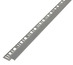 Nez de marche plat aluminium brut - H. 11 mm