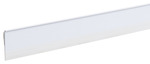 Bas de porte en PVC blanc adhésif - L. 95 cm x Ép. 10 mm
