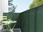 Brise-vue vert en PEHD H. 1,5 x L. 10 m 200 g/m²
