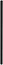 Poteau aluminium rainuré Neva gris foncé H. 2,40 m - Section 70 x 70mm