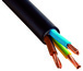 Câble électrique R2V 3G6 mm² noir - 50 m