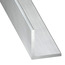 Cornière en aluminium brut L. 2,50 m l. 15 mm H. 15 mm Ep. 1,5 mm