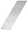 Plat aluminium brut - 20 x 2 mm 1 m Argent