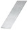 Plat aluminium brut - 35 x 2 mm 2 m Argent