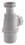 Siphon de lavabo hauteur réglable - 135 à 180 mm Ø sortie 32 mm - Wirquin