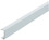 Profil PVC blanc en U rigide L. 2,75 cm