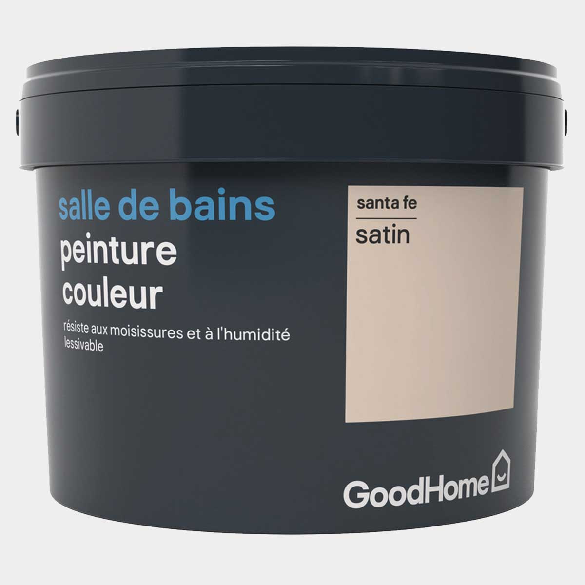 Peinture salle de bains acrylique satin beige Santa Fe 2,5 l 