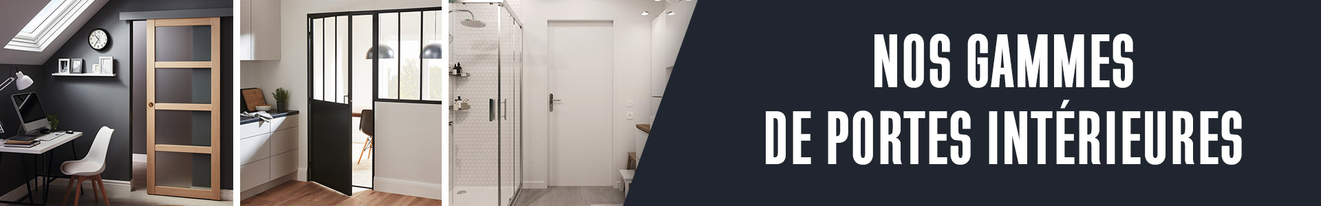 Nos gammes de portes intérieures