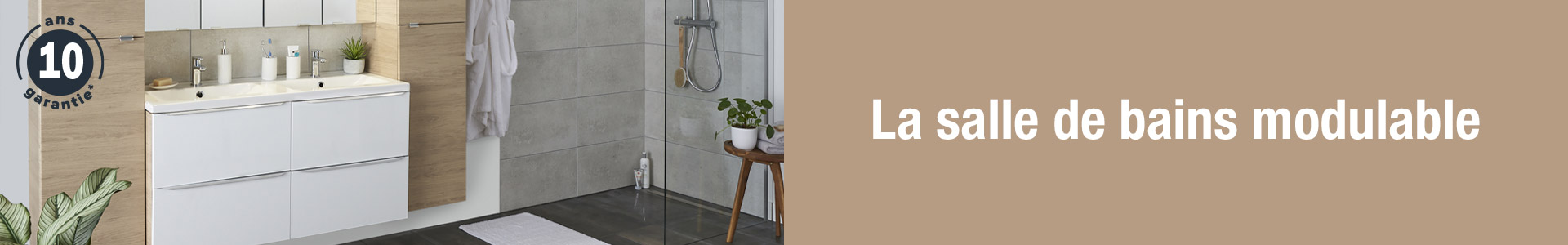 La salle de bains modulable