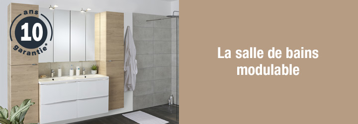 La salle de bains modulable