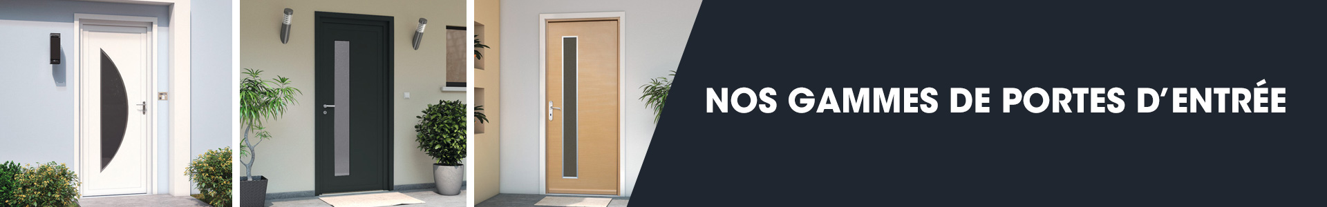 Gammes portes d'entrées