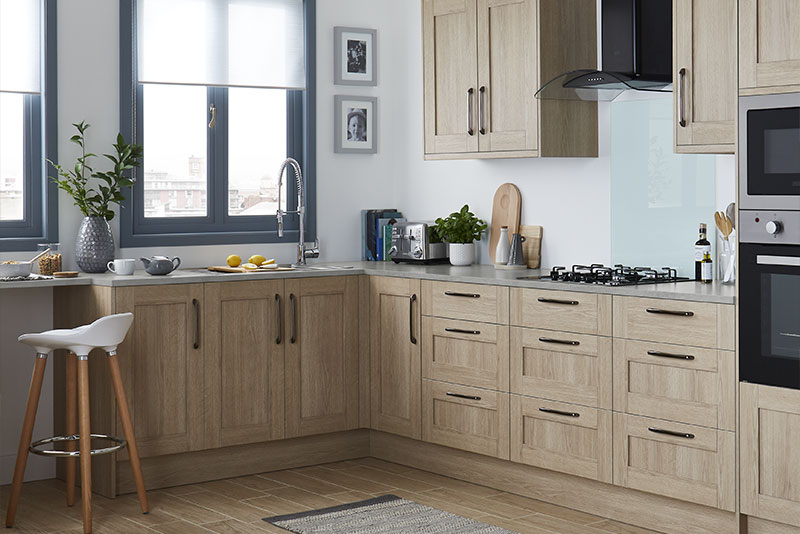 Modèle de cuisine Coline chêne clair - Brico Dépôt
