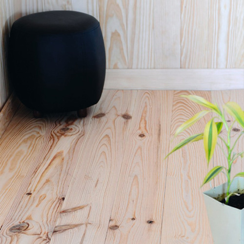 Panneau bois et dalle de plancher