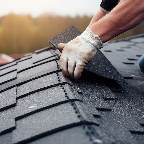 Plaque et bardeau bitumé