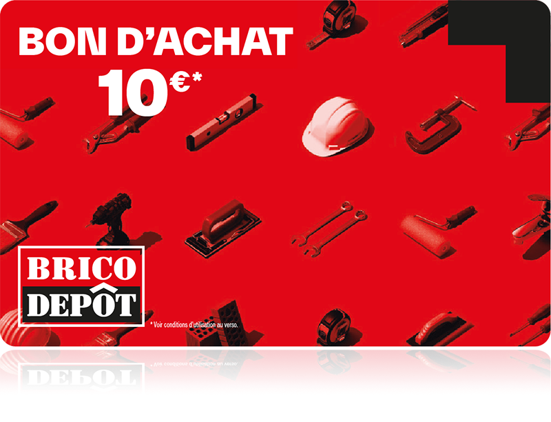 Carte bon d'achat Brico Dépôt