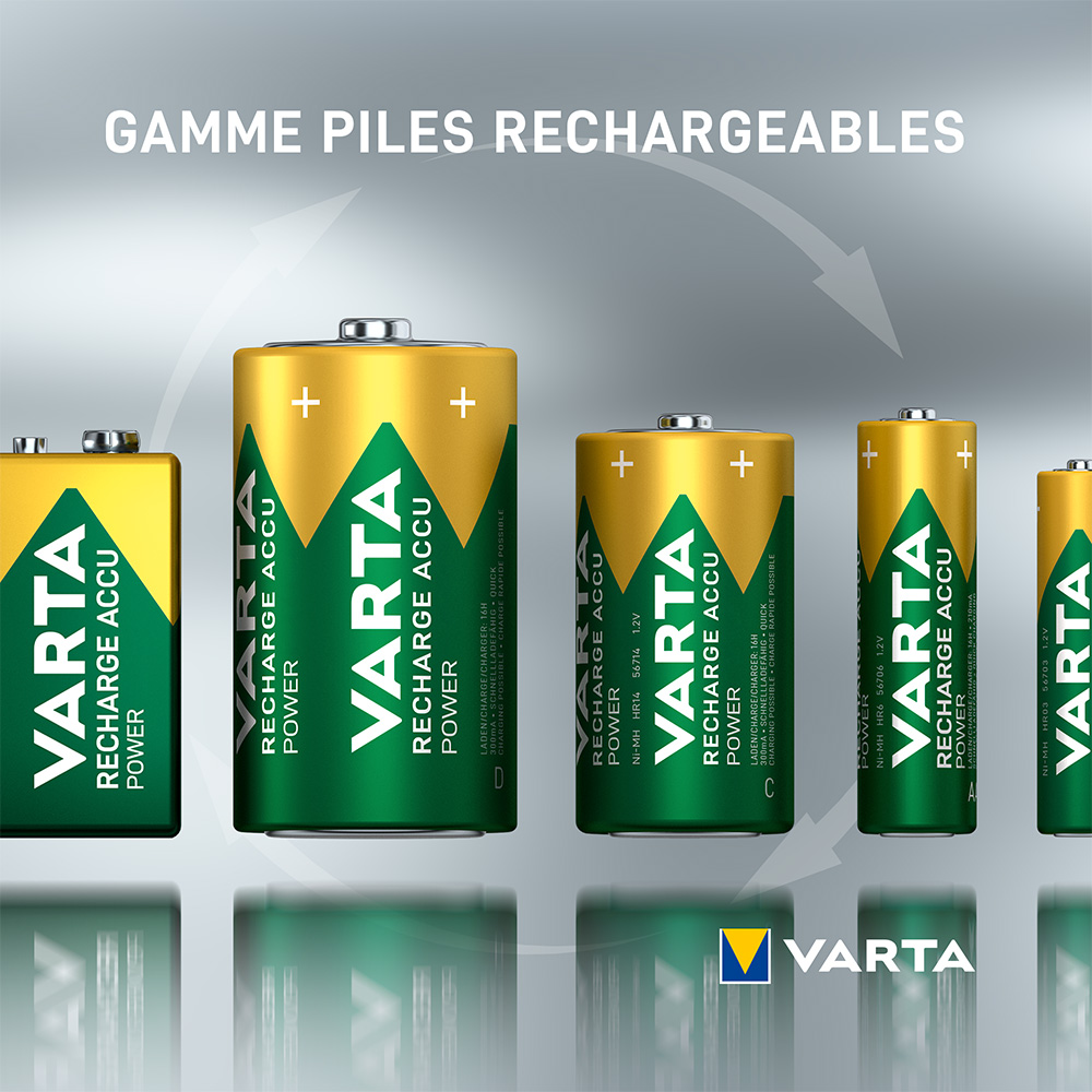 Gammes Piles rechargeables
