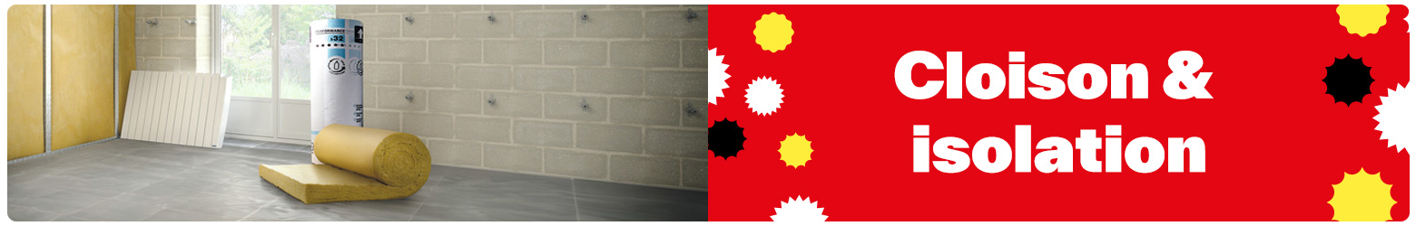 sélection cloison et isolation