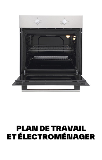 Plan de travail et électroménagers