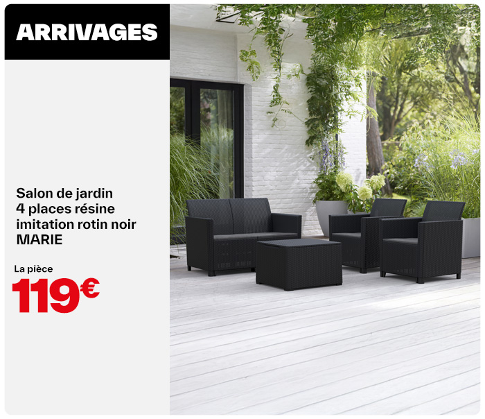 Salon de jardin 4 places