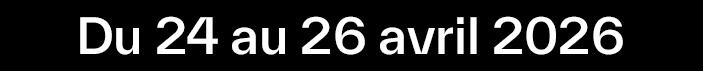 Du 24 au 26 avril