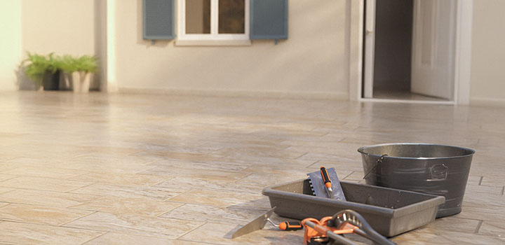 Carrelage stratifié et parquet