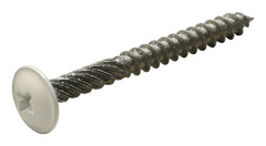 Lot de 50 vis en acier avec une tête laquée blanche, L. 50 mm Ø 5 mm - Brico Dépôt