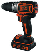 Perceuse à percussion 18 V - Black + Decker - Brico Dépôt
