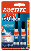Lot de 2 tubes super glue-3 liquide 3 g - Loctite - Brico Dépôt