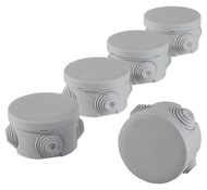 RETRAIT PRODUIT / Contexte Russie___Lot de 5 boîtes de dérivation rondes Ø 70 mm - Schneider Electric - Brico Dépôt