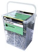 Vis bois ext recouverte 5 x 60 mm 500 pièces - Diall - Brico Dépôt