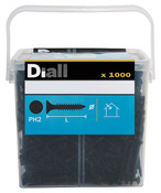 Vis plaque de plâtre autoperçante 3,5 x 45 mm - 1 000 pièces - Diall - Brico Dépôt