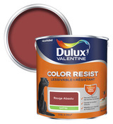 Peinture murs et boiseries intérieure acrylique - Satin Rouge absolu 2.5 L - Dulux Valentine - Brico Dépôt