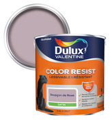 Peinture murs et boiseries intérieure acrylique Satin soupçon de Rose 2.5 L - Dulux Valentine - Brico Dépôt