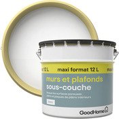 Sous-couche blanche plaque de plâtre 12 L - GoodHome - Brico Dépôt