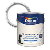 Sous-couche plaques de plâtre blanc 5 L - Dulux Valentine - Brico Dépôt