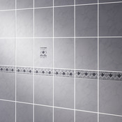 Listel "Adria" gris - l. 20 x L. 25 cm - Brico Dépôt