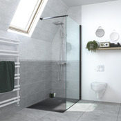 Receveur de douche rectangulaire en résine minéral extraplat 120 x 80 cm - Cooke and Lewis - Brico Dépôt