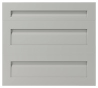 Façade 1 tiroir + 2 casseroliers "Garcinia" gris ciment l.79,7 x h.71,5 cm - GoodHome - Brico Dépôt
