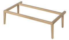 Base 4 pieds pour meuble de salle de bains Avela L.80 cm - GoodHome - Brico Dépôt
