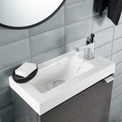 Carrelage mural "Trentie" gris - l. 10 x L. 20 cm - GoodHome - Brico Dépôt