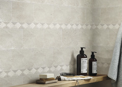 Carrelage mural Travertin en pierre naturelle - l. 10 x L.10 cm - GoodHome - Brico Dépôt