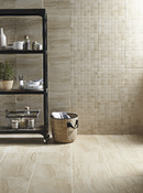 Carrelage mural "Travertina" beige clair - l. 25 x L. 40 cm - Brico Dépôt