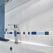 Listel "Salerna" bleu - l. 2 x L. 40 cm - Brico Dépôt