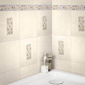 Décor mural "Marbly" beige - l. 20 x L. 25 cm - Brico Dépôt