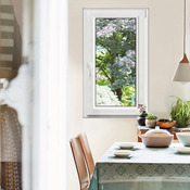 Fenêtre PVC blanc oscillo-battante 1 vantail gauche h.105 x l.60 cm - GoodHome - Brico Dépôt