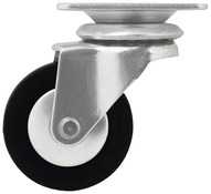 Roulette pivotante TPR noir - Ø 6,5 cm - 35 kg - Brico Dépôt