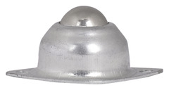 Roulette fixe acier argent - Ø 1,58 cm - 15 kg - Brico Dépôt